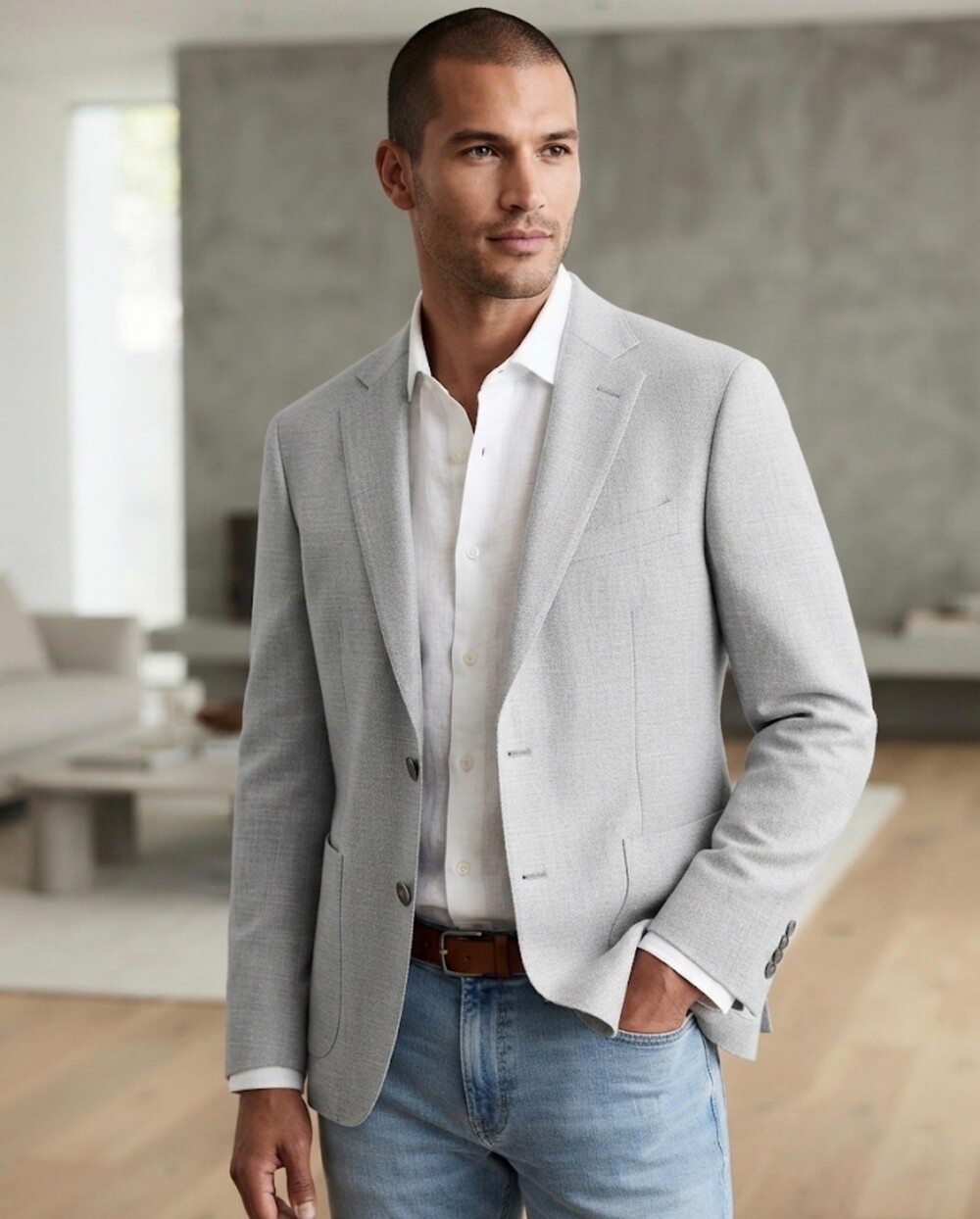 New Calvin Klein Slim Fit Tic Sport Coat Sz 38s $249